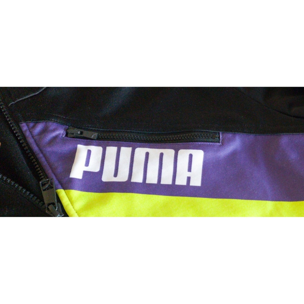 Puma Soccer Black Track  Zip Up Jacket Sports Athletic Womens Medium - Picture 5 of 8